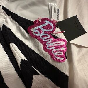 Barbie/Zara black and white swimsuit size medium